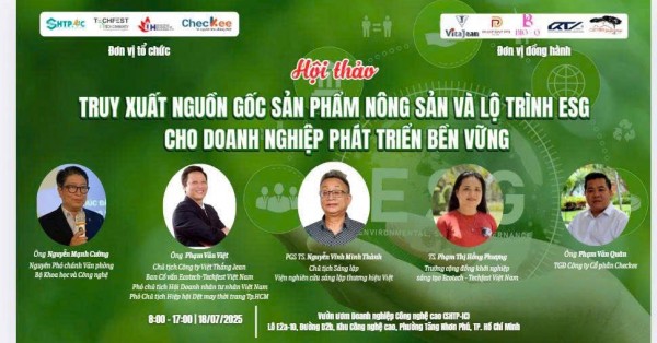 Viện Nghiên cứu Công nghệ và Kinh tế – Du lịch đồng hành cùng Hội thảo “Truy xuất nguồn gốc và ESG – Chìa khóa phát triển bền vững cho Doanh nghiệp